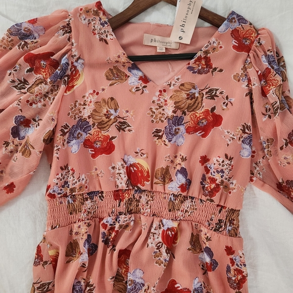 Philosophy long sleeve floral top - Picture 4 of 11